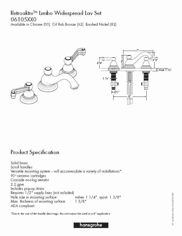 Axor Plumbing Product 06105XX0-page_pdf